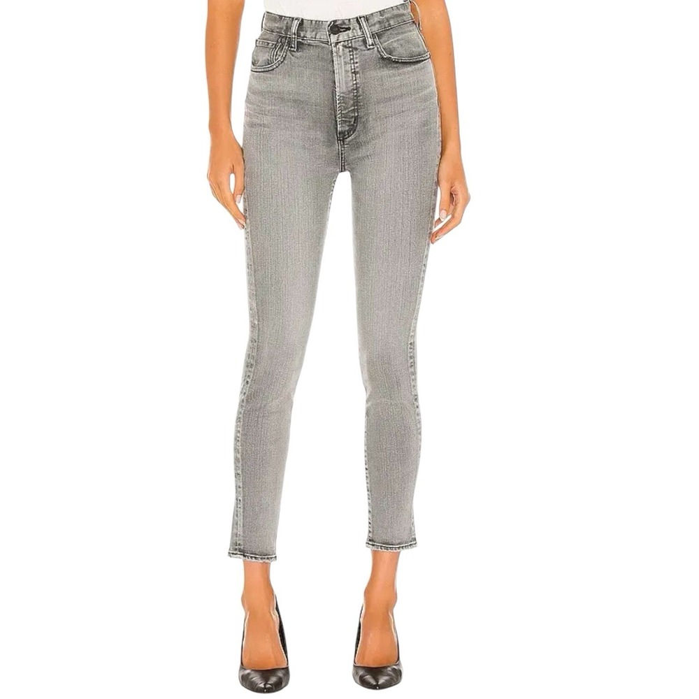 Moussy Vintage Women's Size 25 Jeans High Rise Stretch Gray Wash